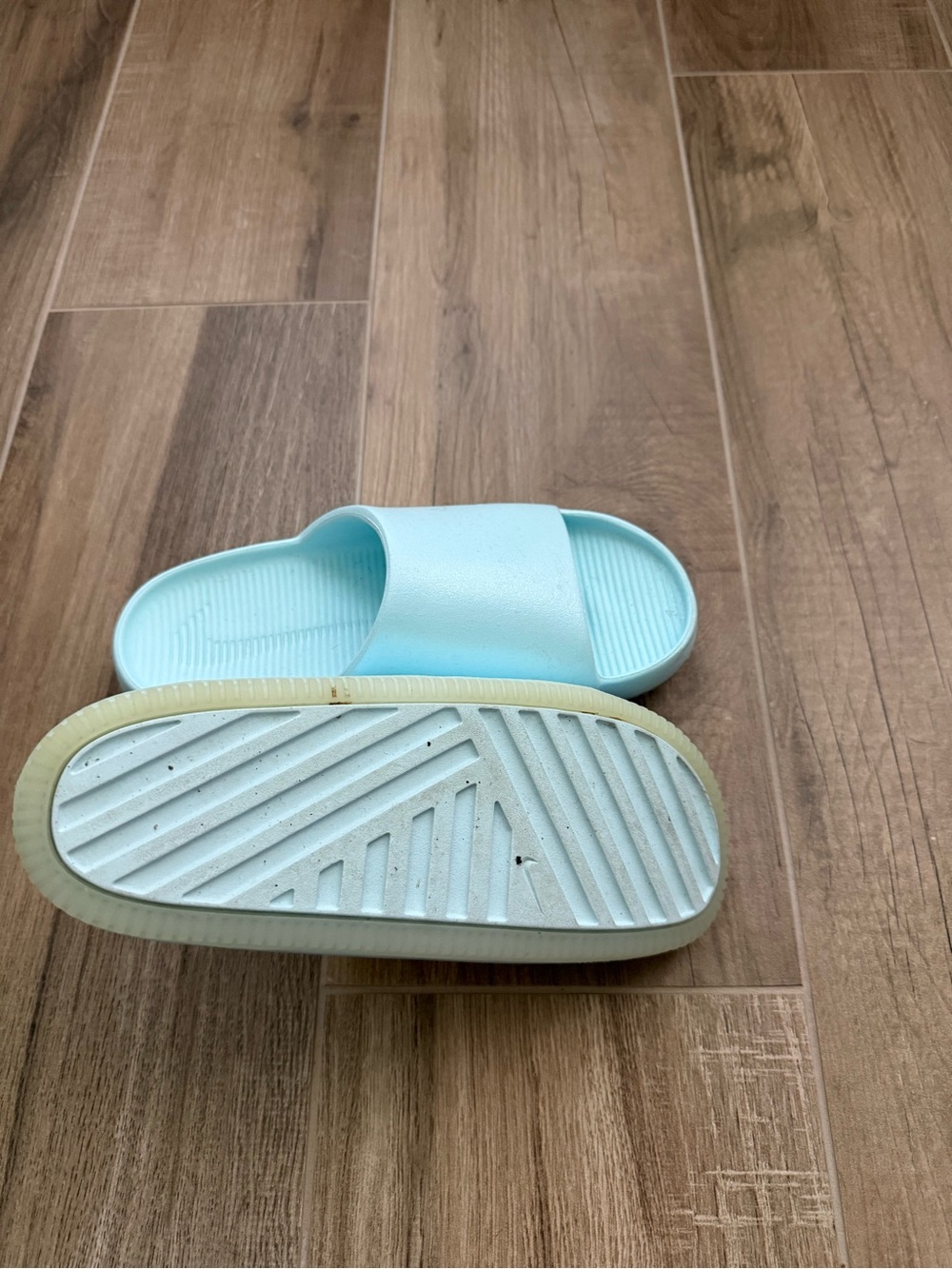 Nike Light Blue Women's Calm Slide Sandals - Picture 3 of 3